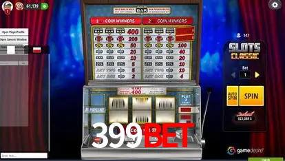 Descubra o Mundo do Cassino Online com 399bet
